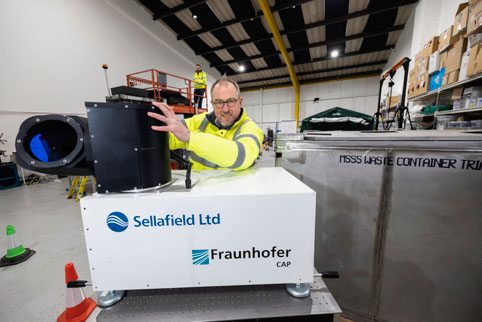 Gas man: Fraunhofer CAP's David Stothard.