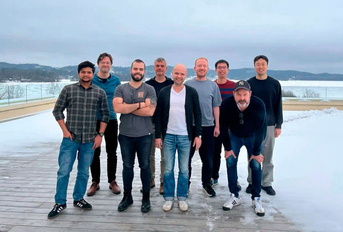 Team photo from project meet in Härryda, Sweden, in February 2026.