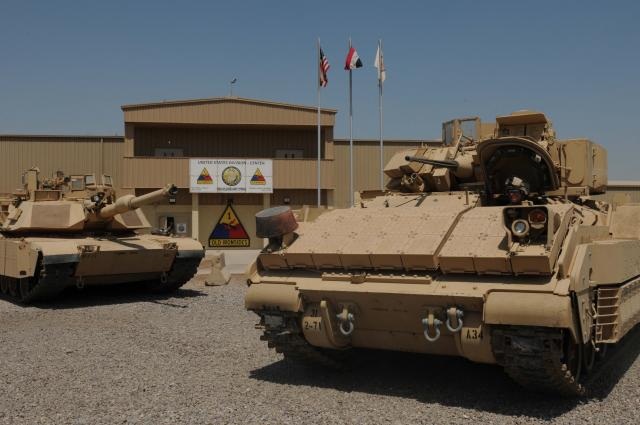 Abrams tanks: fitted with Inrad's optics
