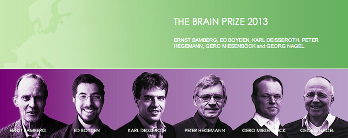 Brainwave: Optogenetics development team has been awarded the 2013 Brain Prize.