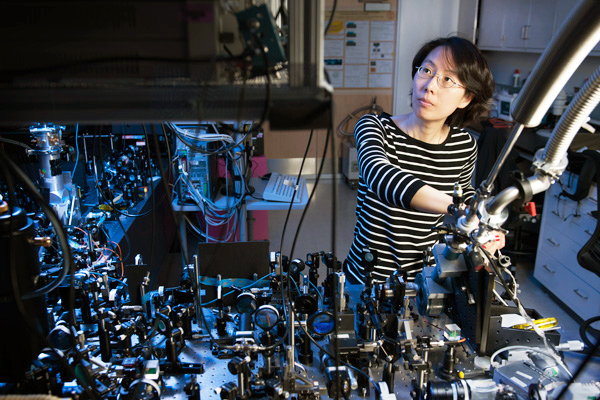 Na Young Kim is part of the Stanford team that has demonstrated a  polariton laser.