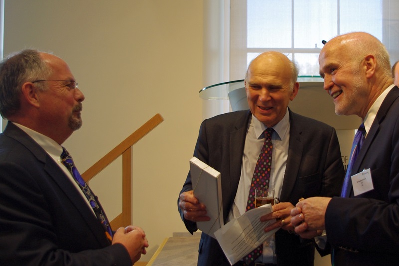 Vince Cable gets an SPIE tie