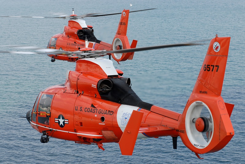 US Coast Guard: H-65 helicopters