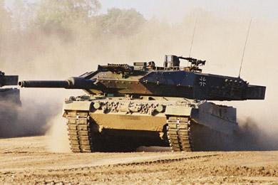 Jenoptik's target: The Leopard2 tank.