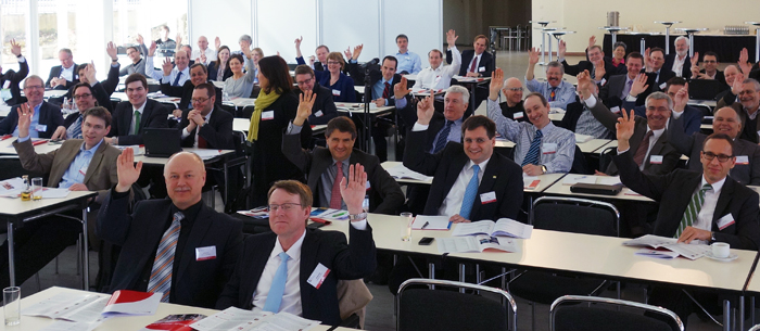 EPIC members at recent AGM vote to approve annual Day Of Photonics.