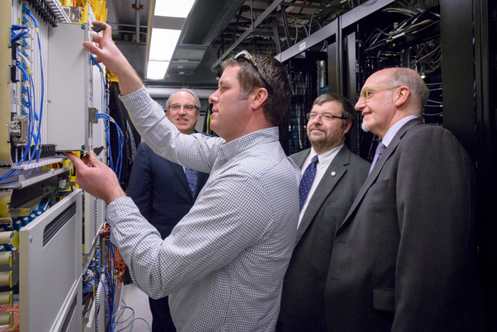 The ORION-Alcatel-Lucent team behind the 400G network test.