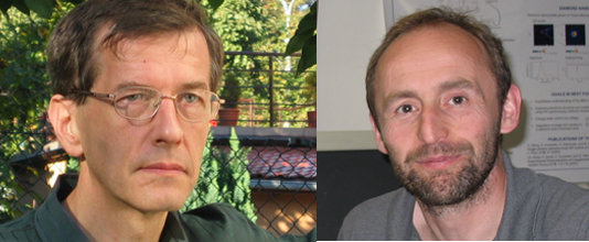 Copernicus prizewinnners: Profs. Marek Żukowski (l) and Harald Weinfurter.