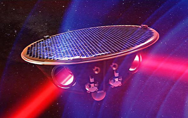 In project eLISA, mother satellite sends laser beams to daughter satellites. 
