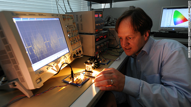 It's wireless but not as we know it. Professor Harald Haas, pureLiFi’s CSO.