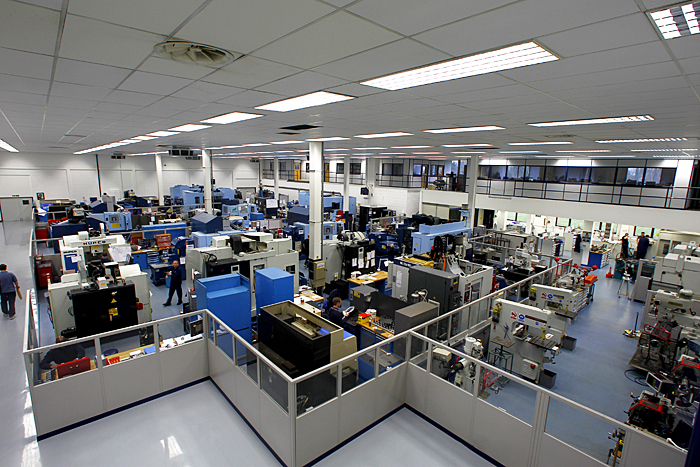 Williams machining and test facility in Oxfordshire, UK. 