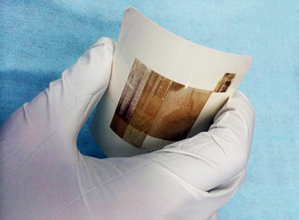 High-moiblity polysilicon layer was directly formed on paper.