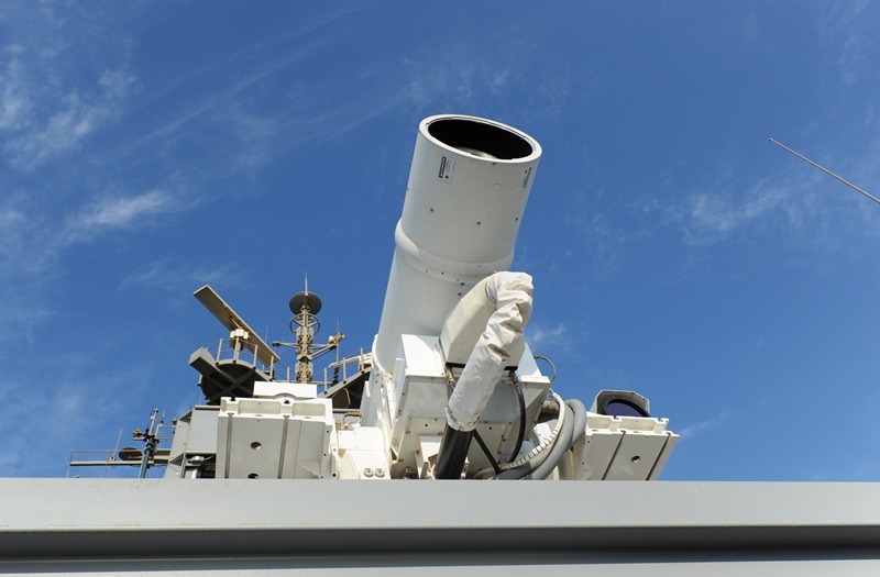 USS Ponce's laser weapon