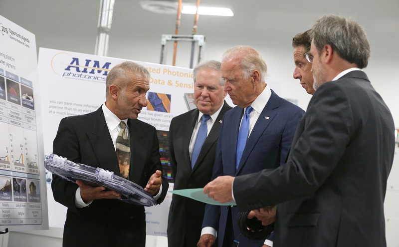 Joe Biden at the AIM Photonics launch
