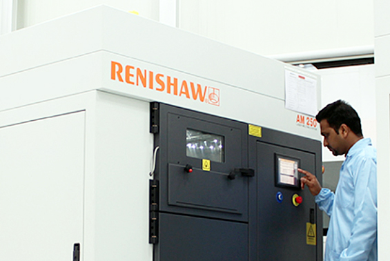 One of a suite of additive machines in Renishaw's AM Solutions Centre in India.
