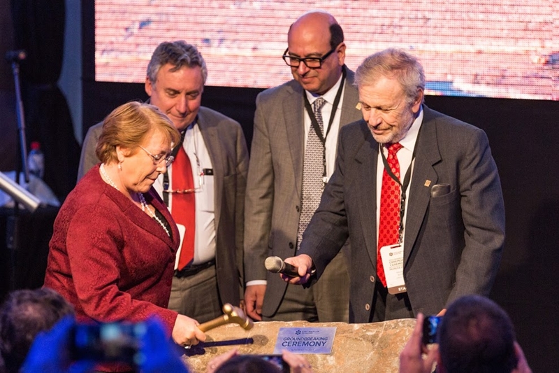 'First stone' ceremony in Chile