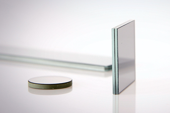 Typical output: ITOS's CPG circular polariser glass laminate.