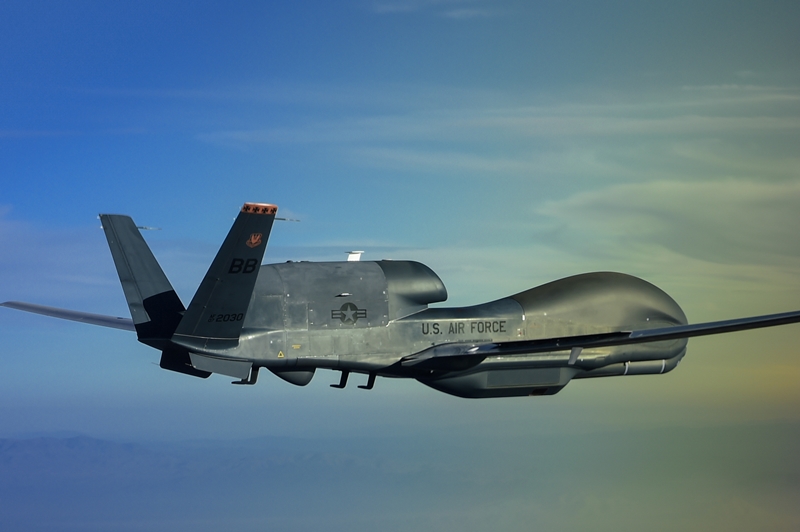 Spy drone: the 'RQ-4 Global Hawk'