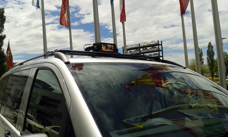 Lidar on board: Luminar technology on a Mercedes Metris