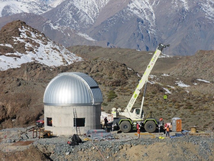 LSST's auxiliary telescope 'ash dome'