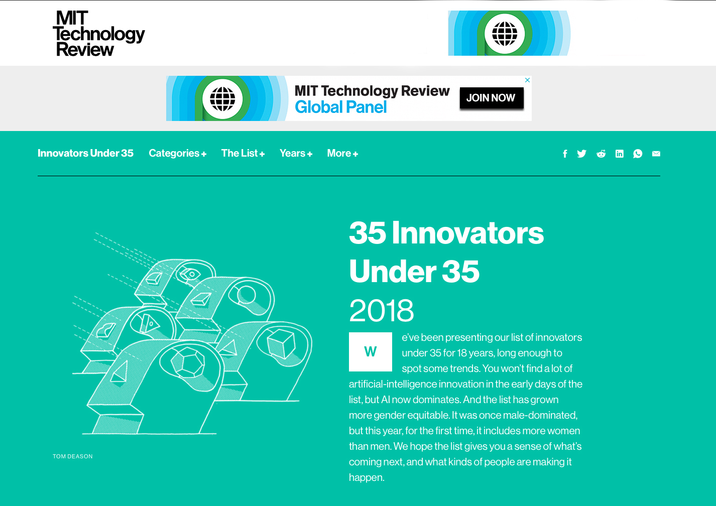 Top tips: MIT Technology Review magazine.