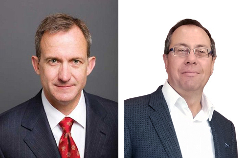 Dealmakers: Infinera's Tom Fallon (L) and Coriant's Pat DiPietro.