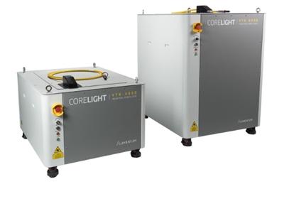 Lumentum's Corelight range of fiber lasers offer output powers of up to 8 kW.
