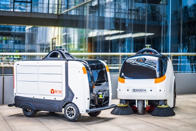 Driverless street cleaners
