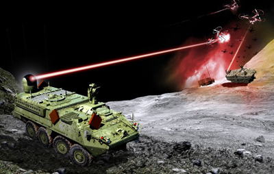 A directed energy prototype solution will be fitted on a Stryker combat vehicle.