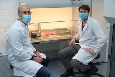 Sebastian Kruß and Robert Nißler: new test for bacteria