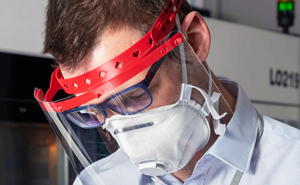 BAE Systems: making and donating face shields.