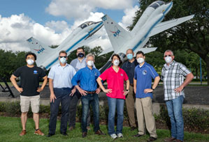 Mask task: NASA's Johnson Space Center team.