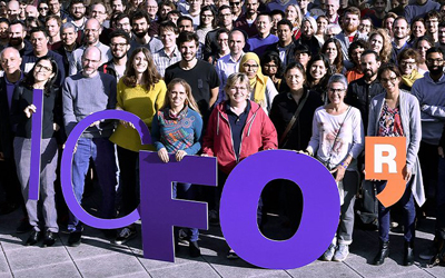 ICFO researchers, staff, and students. 