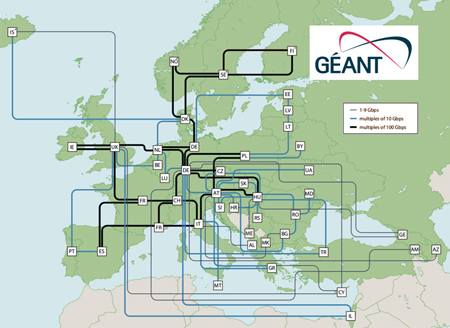 GÉANT is a European collaboration on network and services for research and education.