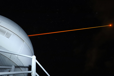 New guide star laser will enable tracking of space debris at lower altitudes.