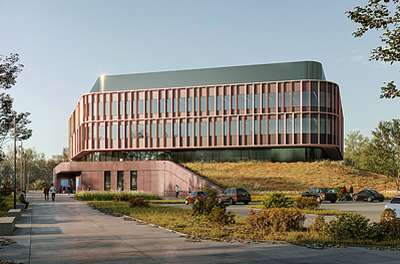 Design for the planned OPTICUM research building in Hannover.