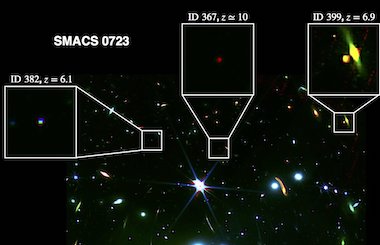 Galaxy vision: JWST sees previously hidden objects