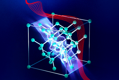 Picophotonics in the 3D lattice of silicon atoms. Click for info.