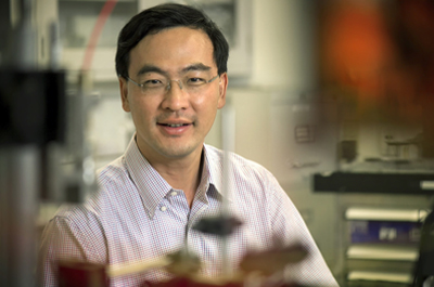 Weidong Zhou, UTA professor in the Department of Electrical Engineering.