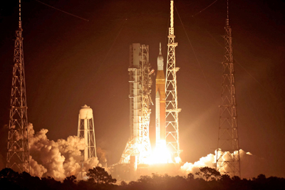 Orion spacecraft launched on NASA’s Space Launch System on 16 November.