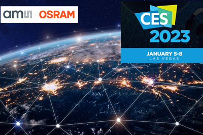 ams Osram will have two booths at next week’s CES expo in Las Vegas.