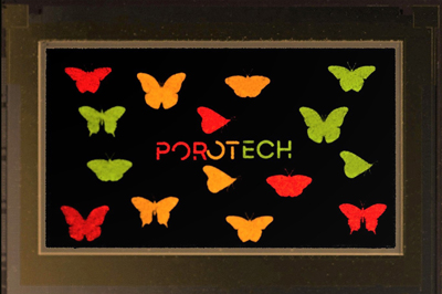 Porotech: potential for full-color or tunable-color displays.