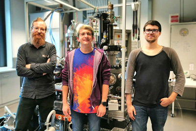 Vienna research team (l-r.): Johannes Zeininger, Philipp Winkler, Maximilan Raab.