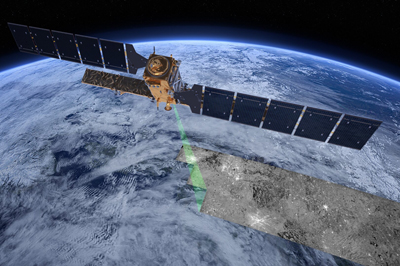 Copernicus Sentinel-1 carries an advanced synthetic aperture radar.