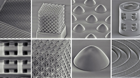 A variety of quartz glass structures can be produced at the nanometer scale.