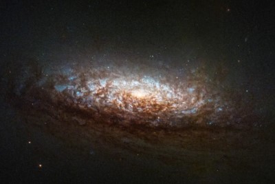 Galaxy NGC 1546, captured this week by Hubble.