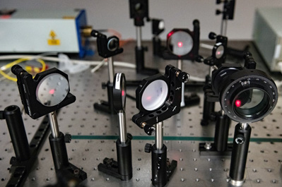 Low-power laser breaks the chemical bonding of target plastics.