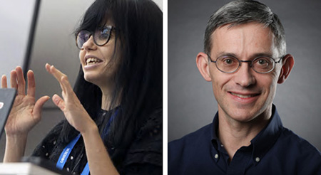 New SPIE Senior Members: Jessica Wade and Herbert Shea.