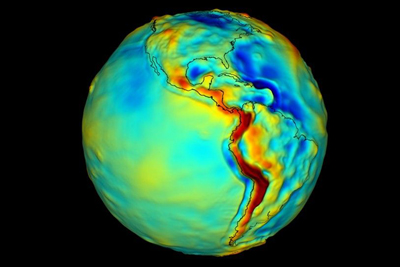 Variable: a NASA map of Earth’s gravity. Click for info.