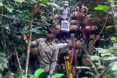 Scanning has been conducted in the Amazon rainforest.