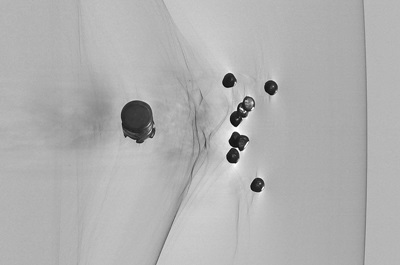 High-speed imaging: buckshot